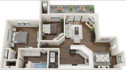 Balcones Club floor plan 4