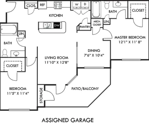 Bexley at Anderson Mill floor plan 10