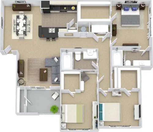 Bexley at Anderson Mill floor plan 14