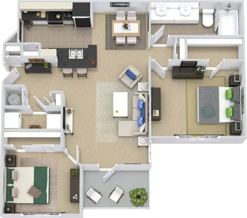 Bexley at Anderson Mill floor plan 7