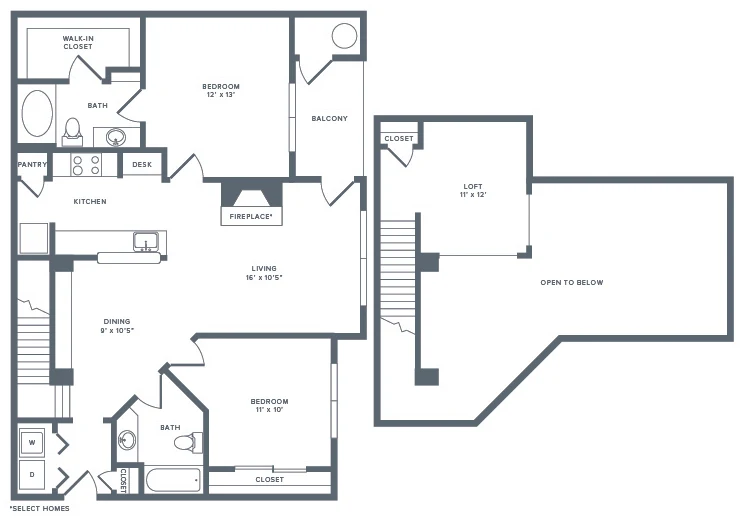 Bridge at Balcones Apartment Austin Floor Plan 3