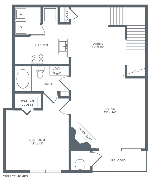 Bridge at Balcones Apartment Austin Floor Plan 5