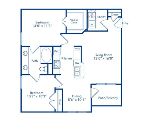 Camden Amber Oaks floor plan 12