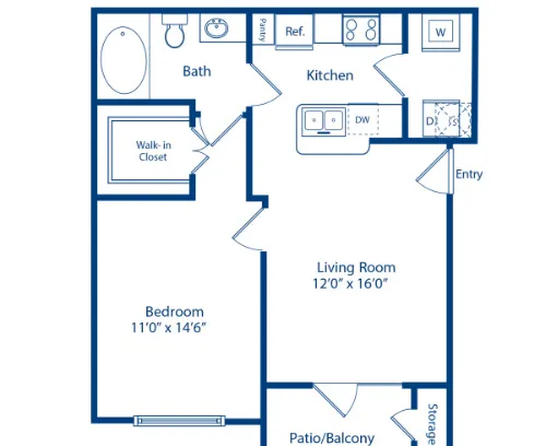 Camden Amber Oaks floor plan 2