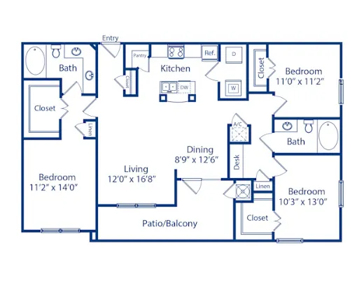 Camden Amber Oaks floor plan 20