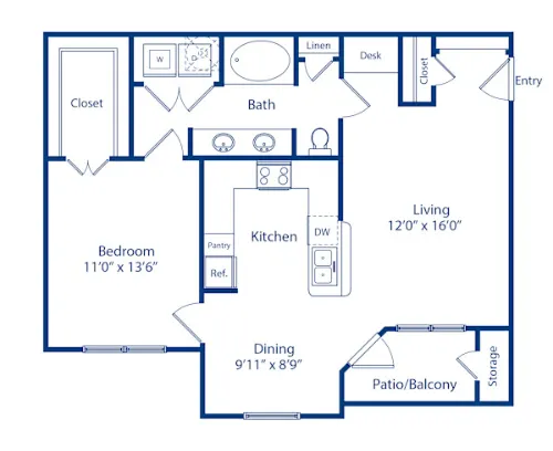 Camden Amber Oaks floor plan 6