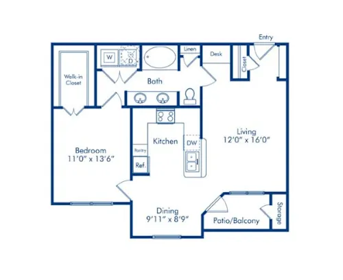 Camden Amber Oaks floor plan 7