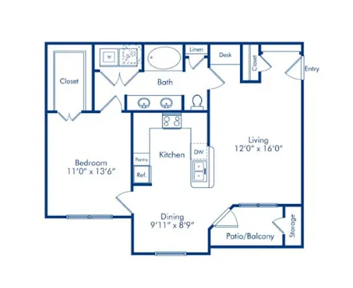 Camden Amber Oaks floor plan 8