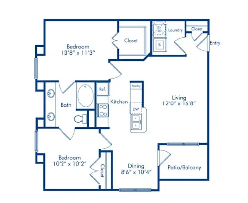 Camden Amber Oaks floor plan 9