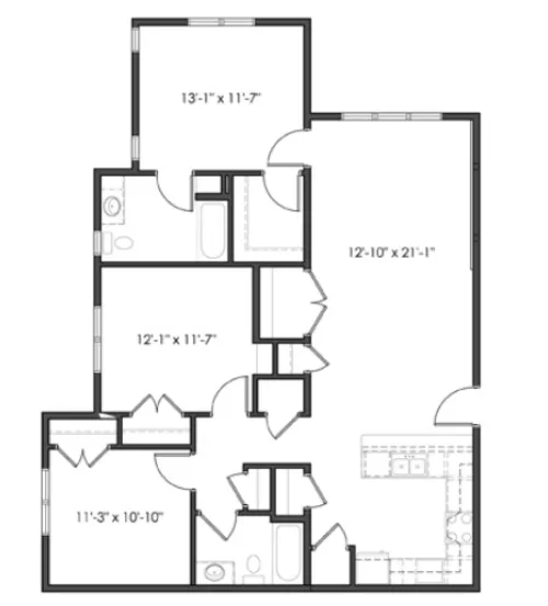 Cardinal Point floor plan 4