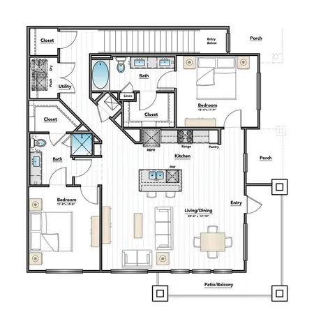 City Heights at College Station FloorPlan 8