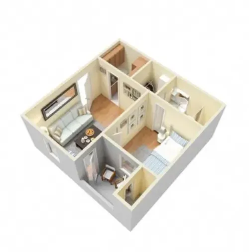 Flats on San Felipe floor plan 1