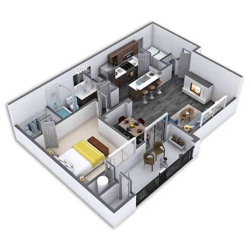 Griffis Lakeline Station floor plan 1