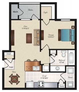 Oxford at Tech Ridge floor plan 2