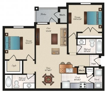 Oxford at Tech Ridge floor plan 4