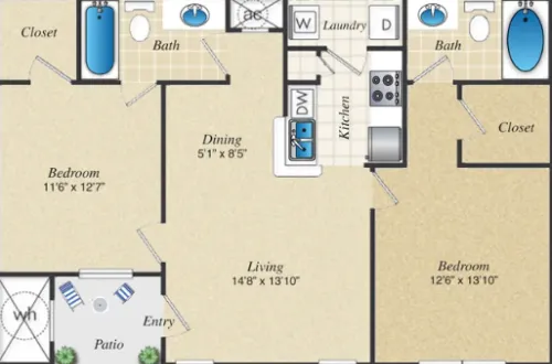 Parmer Place floor plan 6