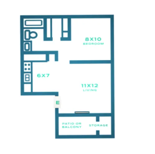 Pebble Creek floor plan 1