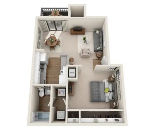 Promontory Point floor plan 1