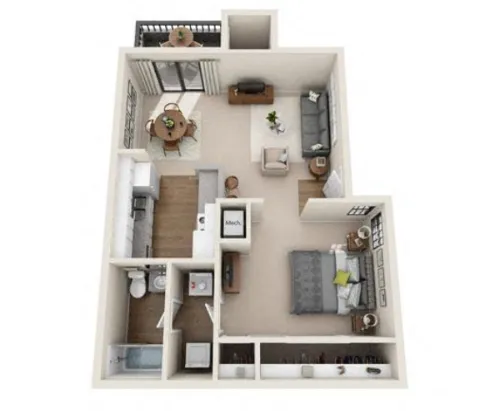 Promontory Point floor plan 1