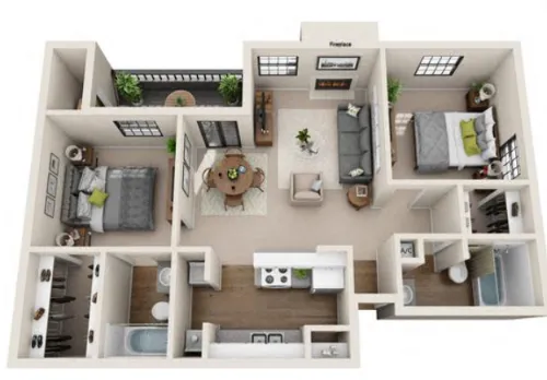 Promontory Point floor plan 3