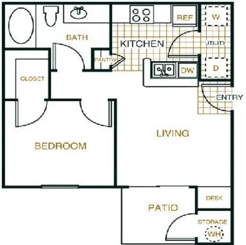 San Paloma floor plan 1