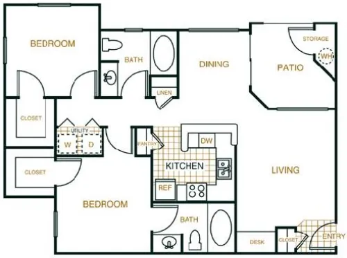 San Paloma floor plan 4