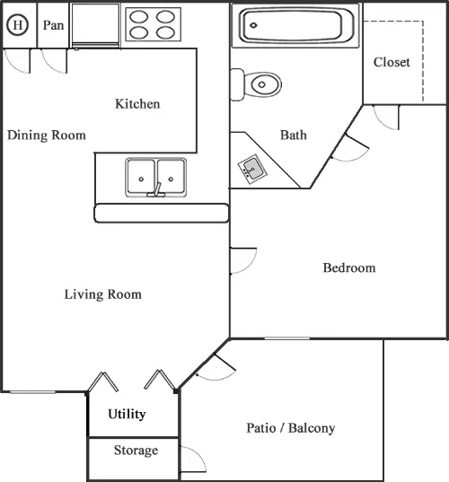 Silver Springs floor plan 1