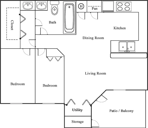 Silver Springs floor plan 2