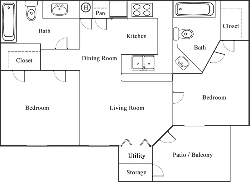 Silver Springs floor plan 3