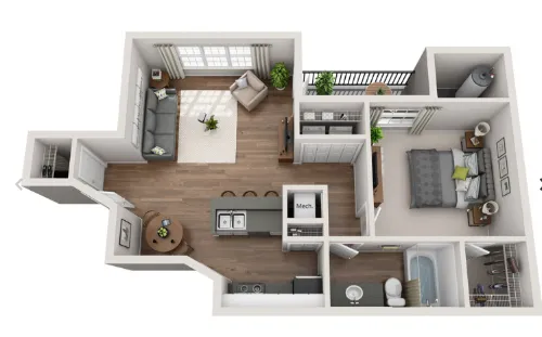 Terrazzo floor plan 1