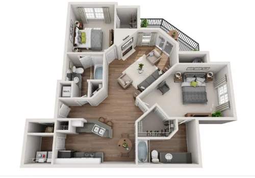 Terrazzo floor plan 4