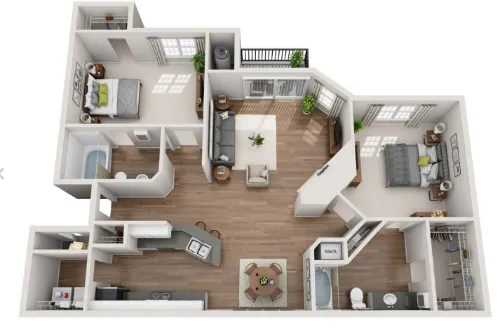 Terrazzo floor plan 5