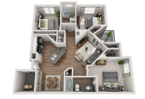 Terrazzo floor plan 6