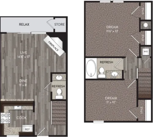 The Baxter at Westwood floor plan 4