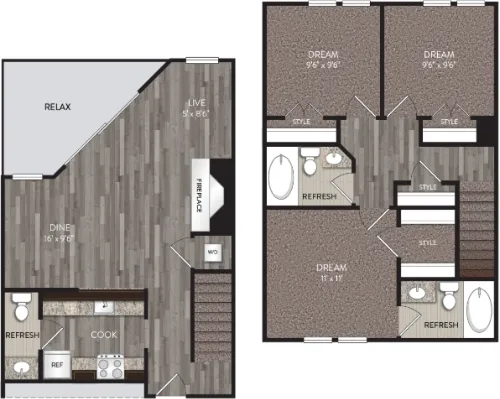 The Baxter at Westwood floor plan 5