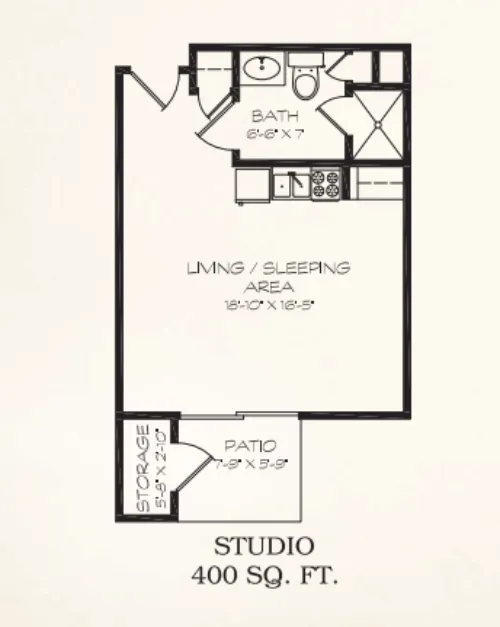 The Clairmont floor plan 1