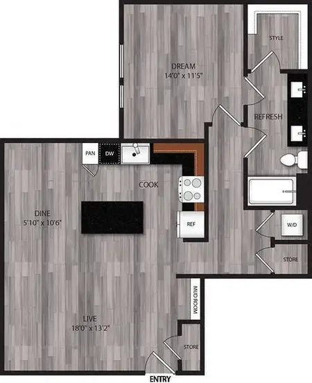 The Cooper Apartments FloorPlan 10