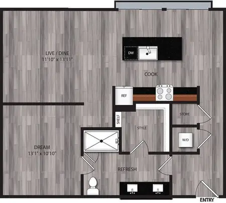 The Cooper Apartments FloorPlan 4