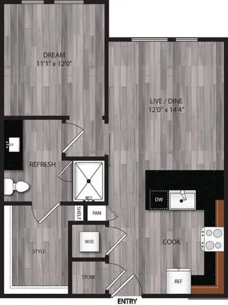 The Cooper Apartments FloorPlan 5