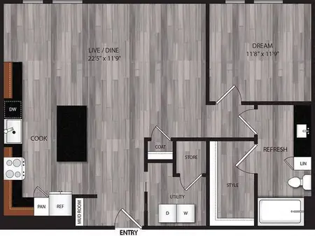 The Cooper Apartments FloorPlan 6