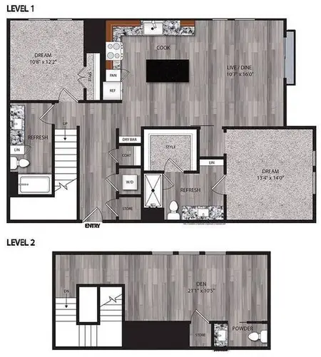 The Cooper Apartments FloorPlan B8