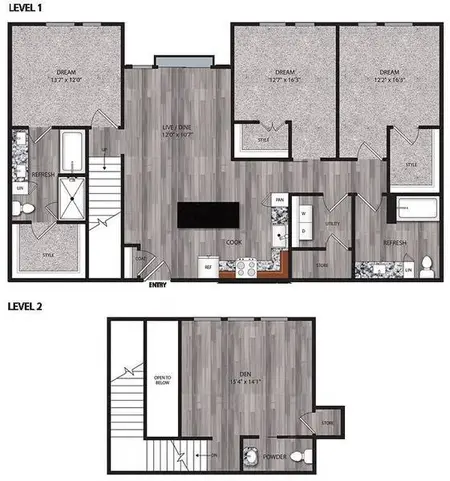 The Cooper Apartments FloorPlan C2