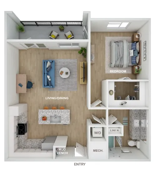 The Post at Parmer floorplan 4