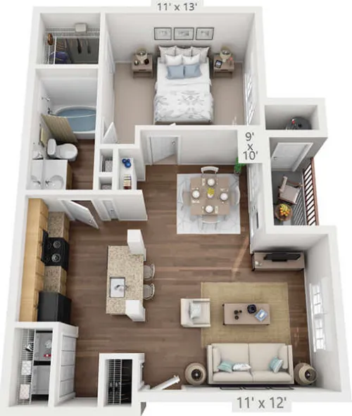 The Reserve at Walnut Creek floorplan 2