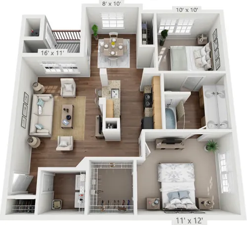 The Reserve at Walnut Creek floorplan 3