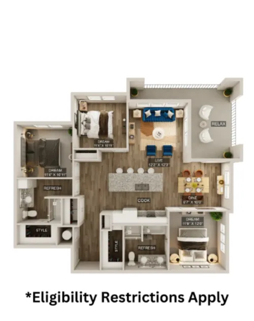 The Upland floor plan 8