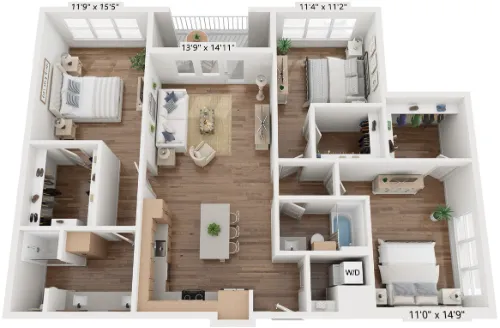 The Vaughan floor plan 10