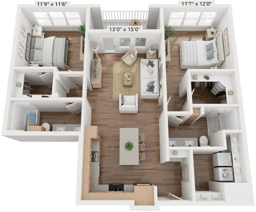 The Vaughan floor plan 5