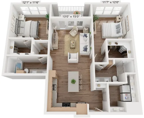 The Vaughan floor plan 7