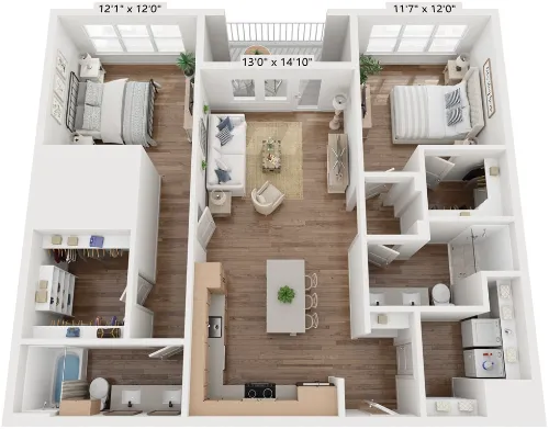 The Vaughan floor plan 8